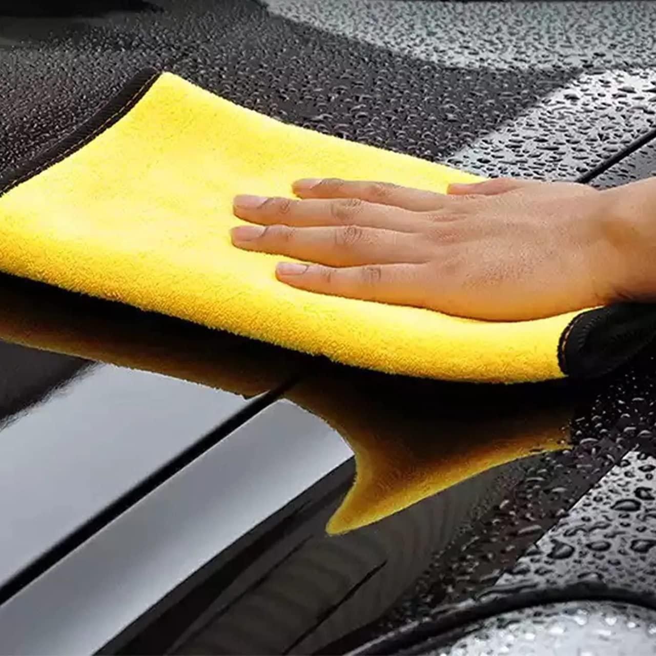 Ultra-Soft Double-Sided Car Cleaning Towel - Pack of 2