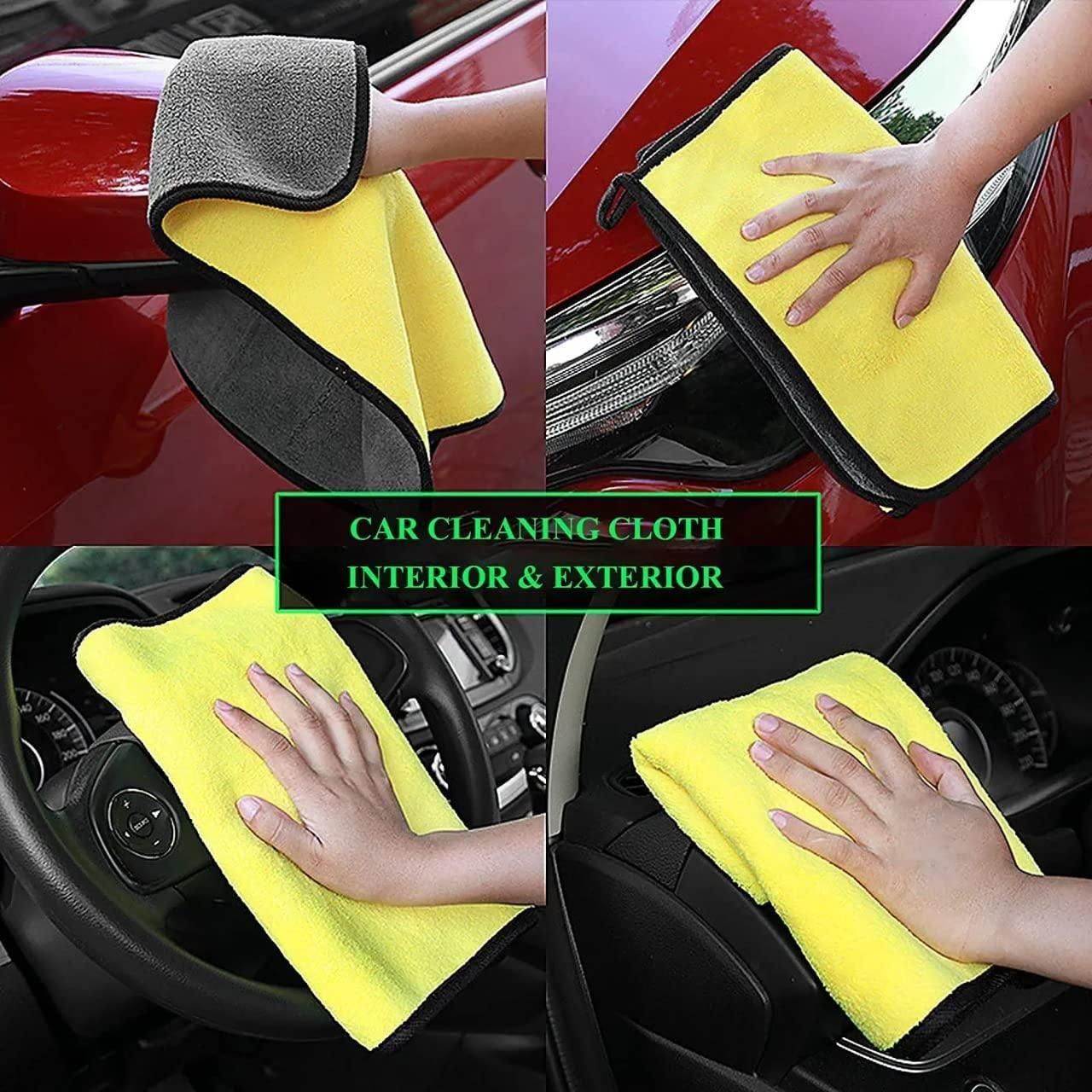 Ultra-Soft Double-Sided Car Cleaning Towel - Pack of 2