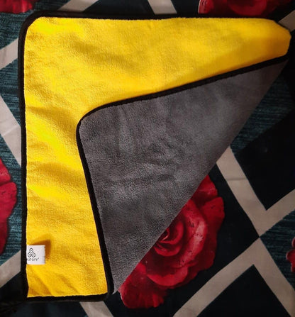 Ultra-Soft Double-Sided Car Cleaning Towel - Pack of 2