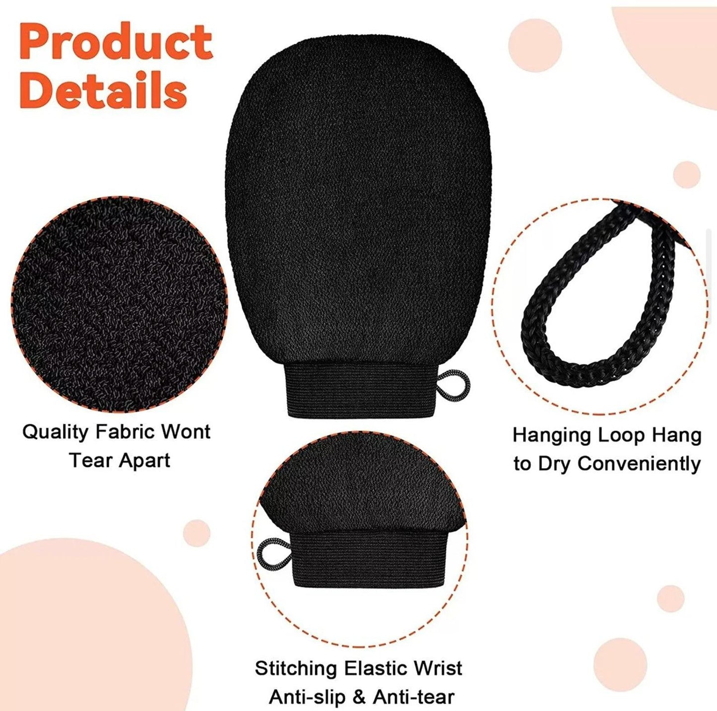 Effortless Exfoliation Glove for Healthier, Brighter Skin