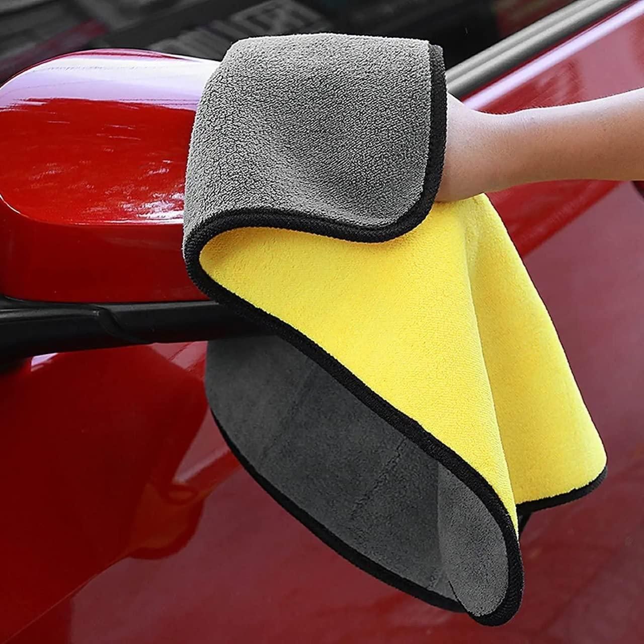 Ultra-Soft Double-Sided Car Cleaning Towel - Pack of 2