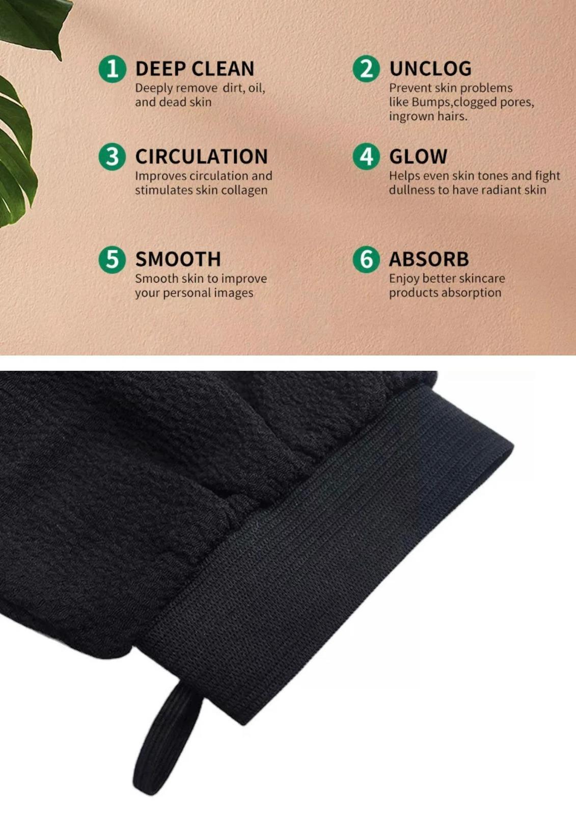 Effortless Exfoliation Glove for Healthier, Brighter Skin